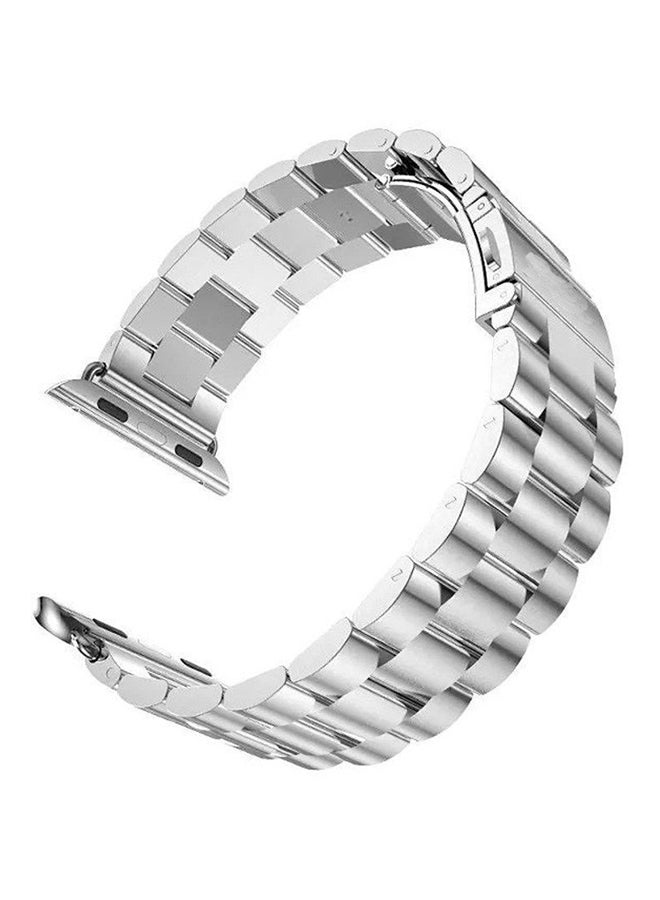 Generic - Stainless Steel Band For Apple Watch 38 mm Silver - Image 1