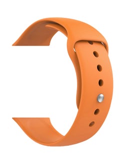 Silicone Replacement Band For Apple Watch Series 3/2/1 Orange