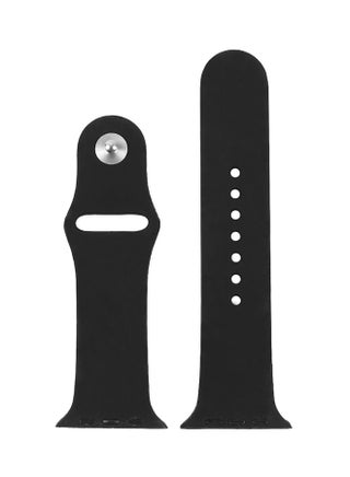 Silicone Band For Apple Watch 42mm Black - v1535119619/N16610466A_1