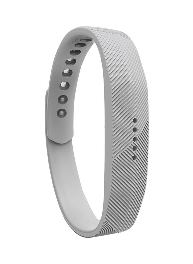 Silicone Replacement Band For Fitbit Flex 2 Grey