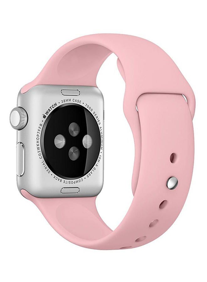 Generic - Silicone Band For Apple Watch 38 mm Pink - Image 1