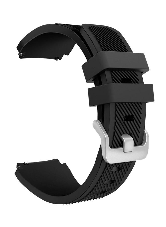 Silicon Band For Gear S3 Frontier / Classic 22 mm Black