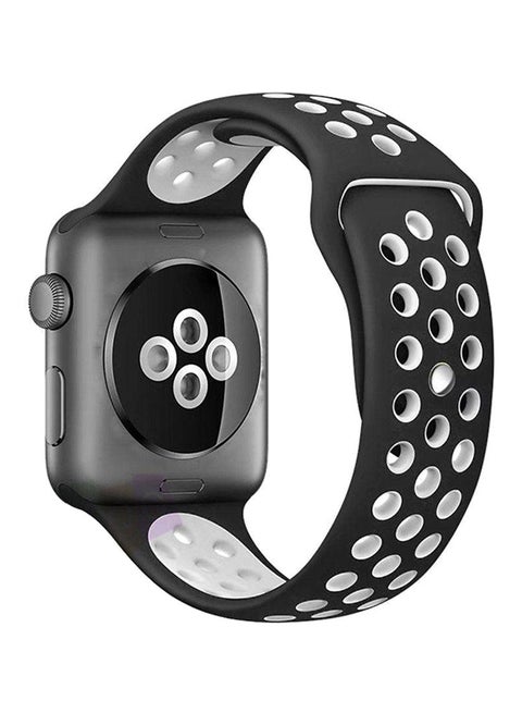 Silicone Band For Apple Watch 38 mm Black