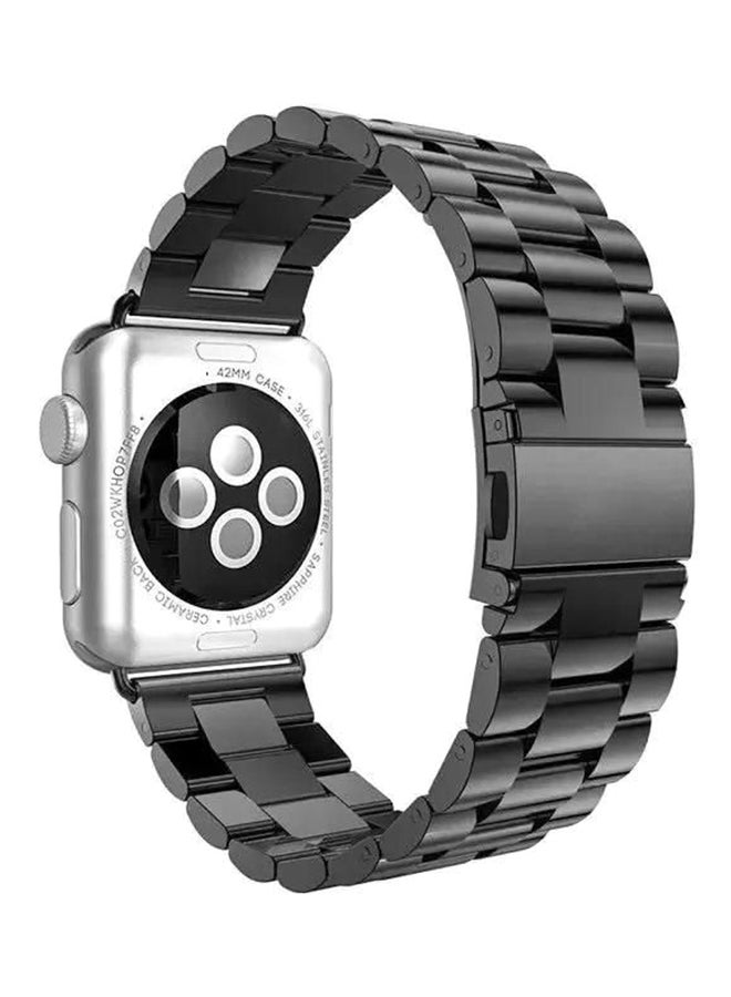 Stainless Steel Band For Apple Watch 42 mm Black