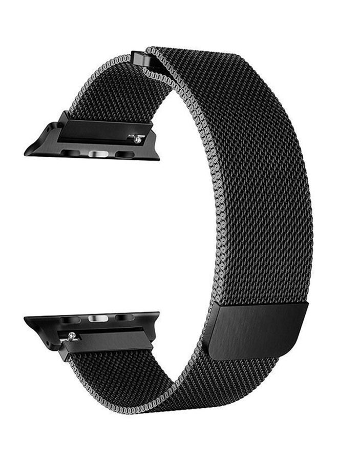Stainless Steel Band For Apple Watch 42 mm Black