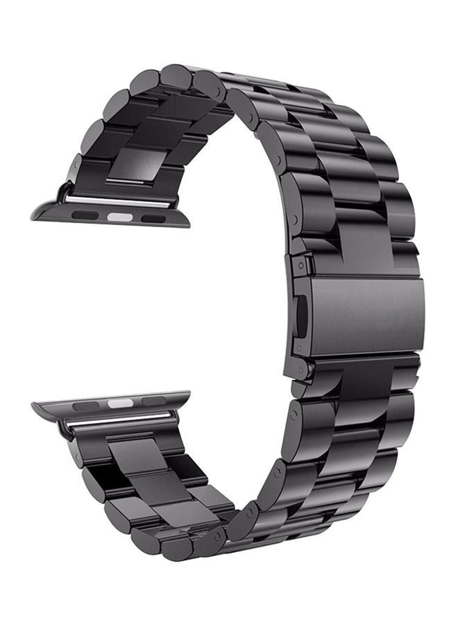Stainless Steel Band For Apple Watch 42 mm Black 