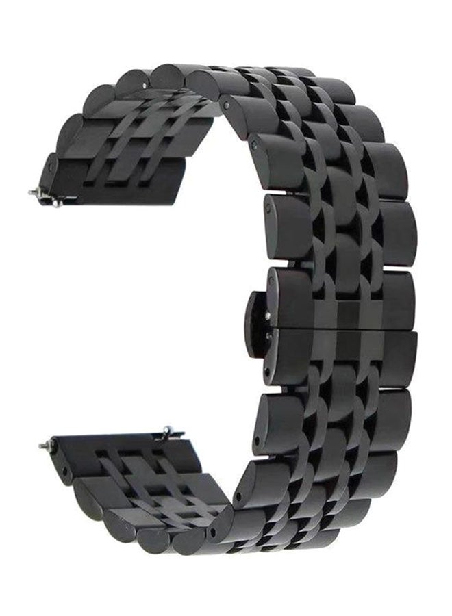Stainless Steel Band For Samsung Gear S3 Black