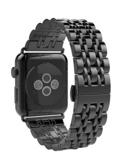 Stainless Steel Replacement Band For Apple Watch Series 3/2/1 Black