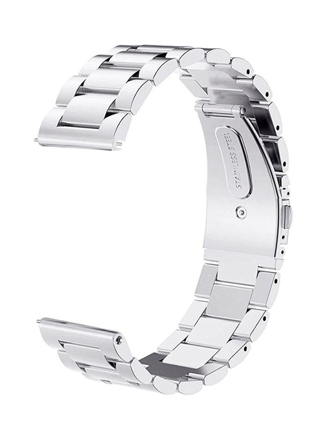 Stainless Steel Band For Samsung Gear S3 Frontier Silver