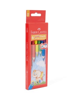 6-Piece Jumbo Colour Pencil Set Multicolour