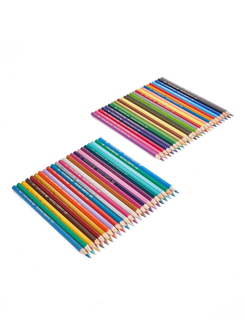 FABER-CASTELL - Pack Of 48 Classic Colour Pencil Set With Sharpener Multicolour - Image 1