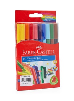 10-Piece Connector Marker Set Multicolour