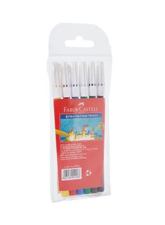 Faber-Castel Fiber-Tip Color Markers Set of 6  155106 Multicolour