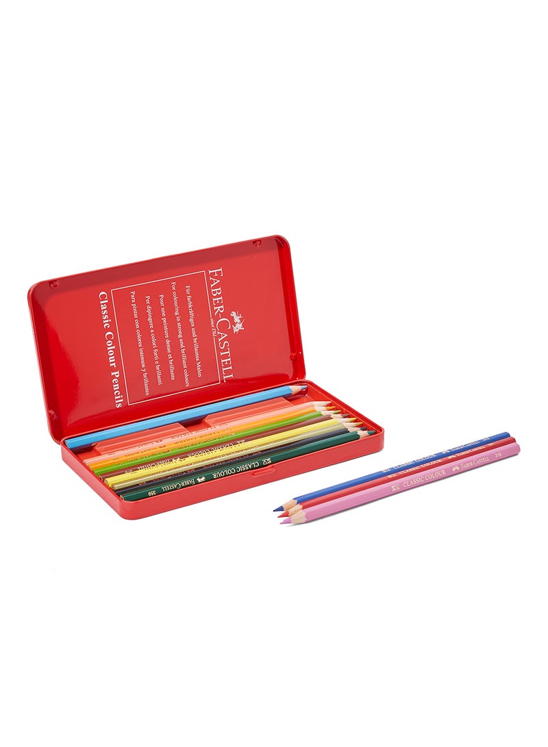 FABER-CASTELL - 12-Piece Classic Color Pencils Multicolour - Image 1