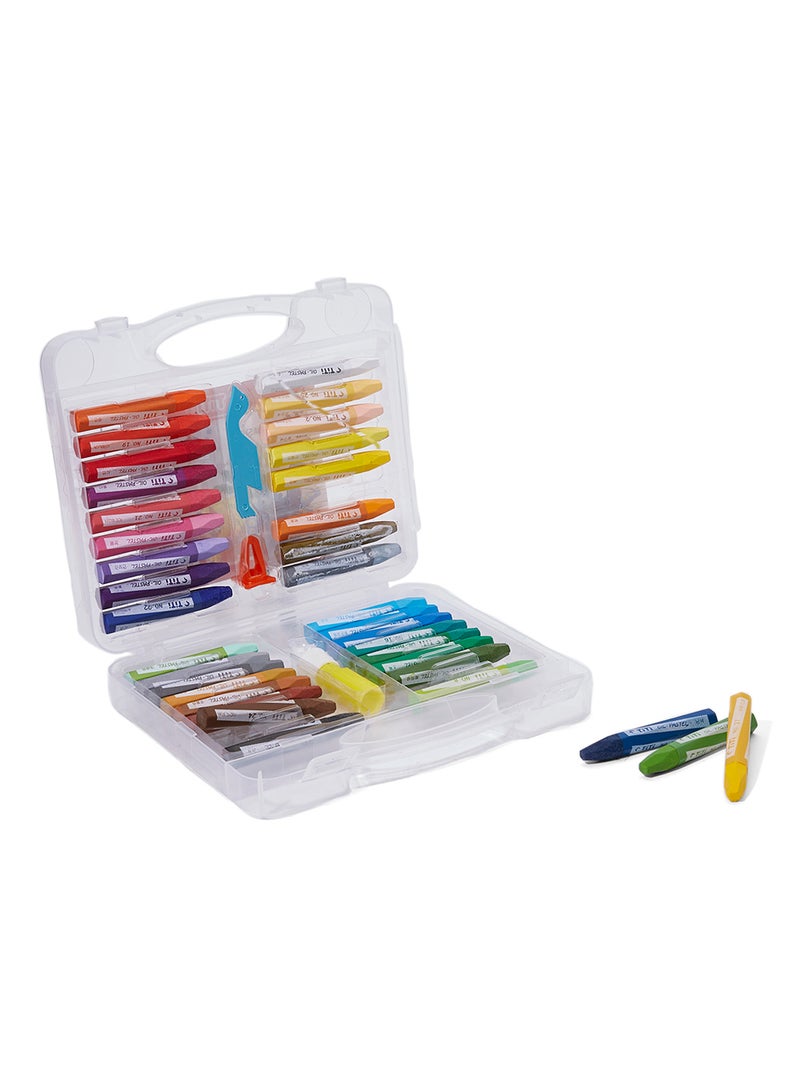 TiTi 36-Piece Oil Pastel Colour Box Set Multicolour  - Image 2