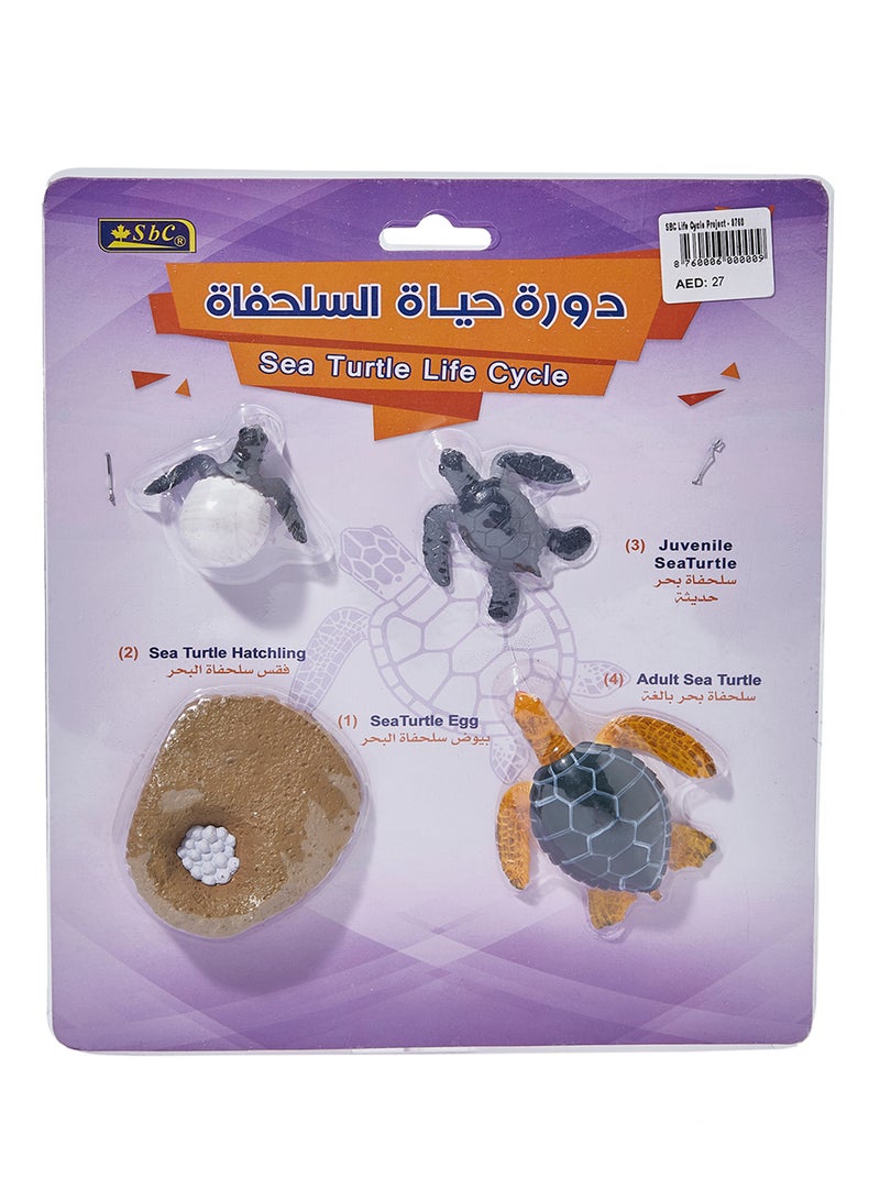 اس بي سي - لعبة دورة حياة سلحفاة البحر أسود/ أبيض /ذهبي - Image 1
