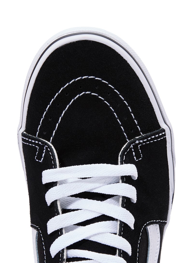 فانز سنيكرز SK8 هاي، مناسبة للجنسين أسود / أسود / أبيض  - Image 5