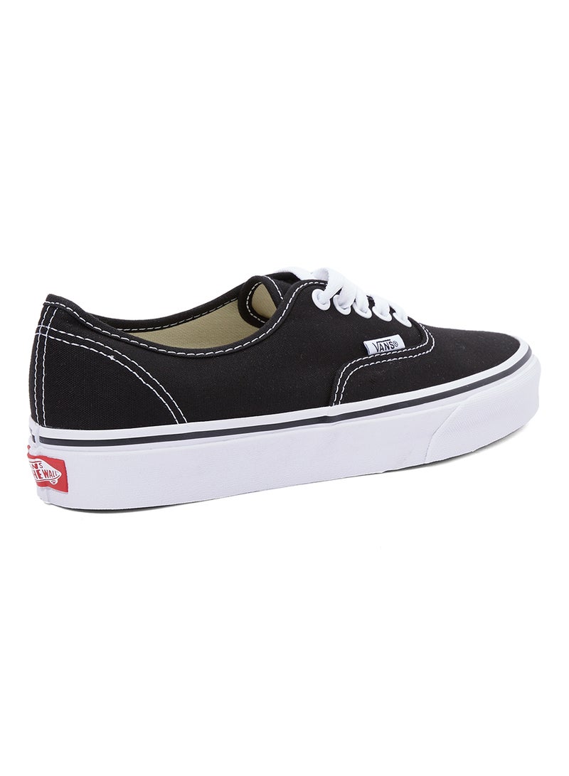 VANS - Unisex Authentic Low Top Sneakers Black/White - Image 1