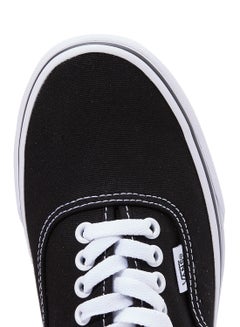 VANS Unisex Authentic Low Top Sneakers Black/White  - Image 3