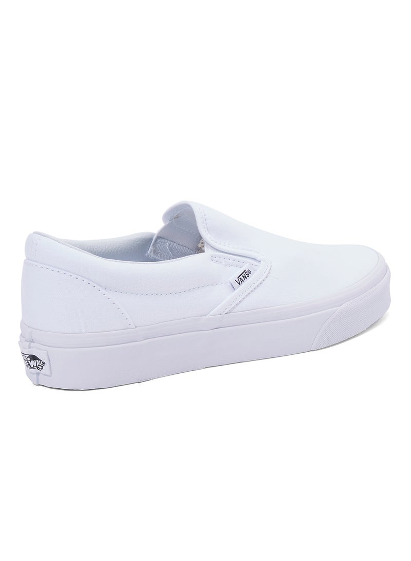 Classic Platform Slip-Ons TRUE WHITE