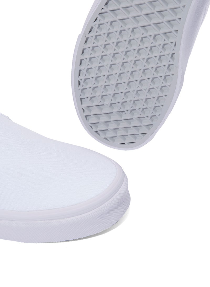 Classic Platform Slip-Ons TRUE WHITE