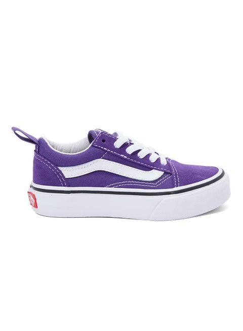 Old Skool Elastic Low Top Sneakers Purple/White