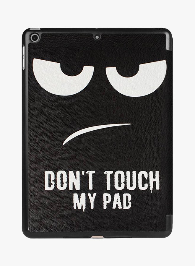 Generic - Folio Case Cover For Apple iPad 9.7 (2018)/9.7(2017) Do Not Touch My Pad - Image 1