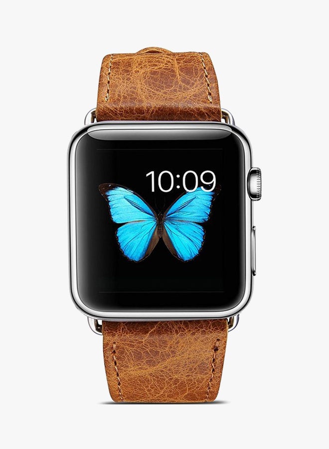 Generic - Replacement Strap For Apple Watch Series 3/2/1 With Ozone Screen Protector Brown - Image 1