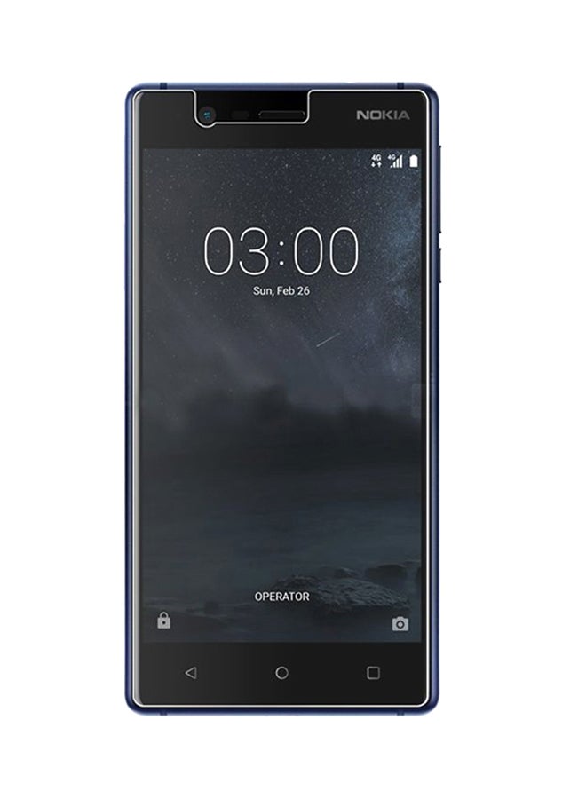 لاصقة حماية شاشة من الزجاج المقوى لهاتف نوكيا 7 شفاف - Image 1