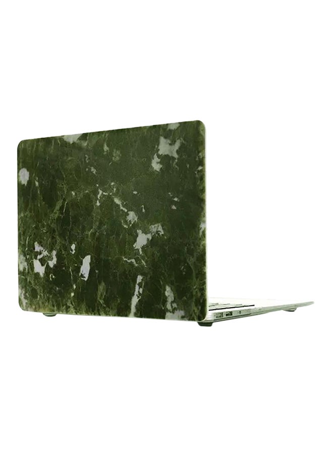 Hard Plastic Case Cover With Ozone Screen Guard For Macbook Pro 13-Inch Green 