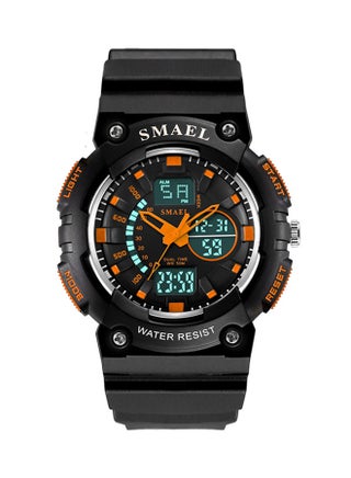 unisex Water Resistant Rubber Analog+Digital Watch Smael-35-SMA-ORA - v1535366206/N16594021A_1