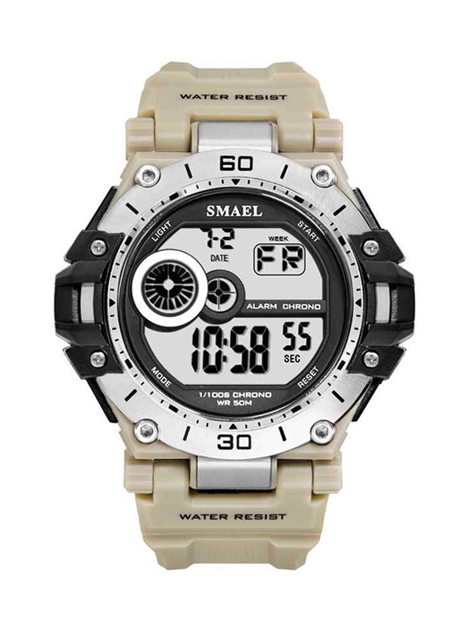 SMAEL - boys Water Resistant Resin Digital Watch Smael-48-BRO - Image 1