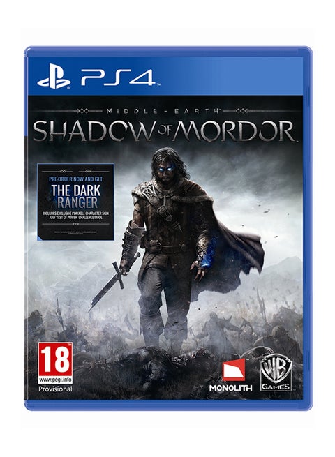 Middle Earth : Shadow Of Mordor (Intl Version) - Action & Shooter - PlayStation 4 (PS4)