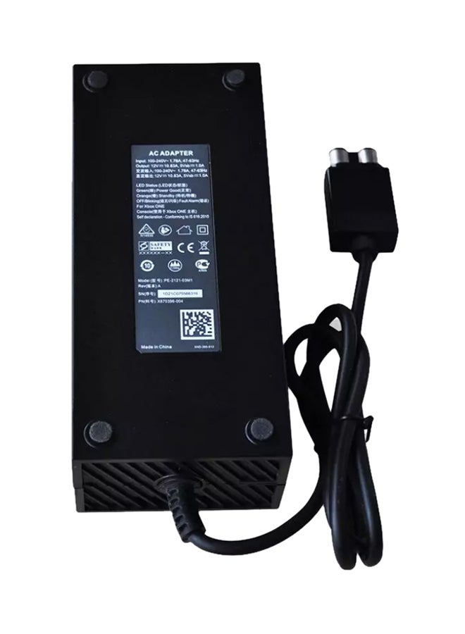 Replacement Power Supply Adapter - Xbox One Black - Image 1