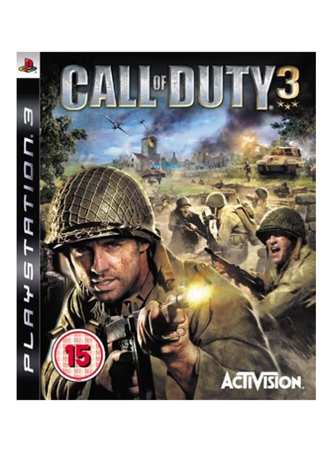 Activision - Call Of Duty 3 (Intl Version) - action_shooter - playstation_3_ps3 - Image 1