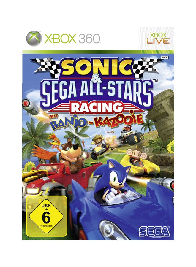 Sega Sonic And SEGA: All-Stars Racing: Banjo Kazooie - English/Arabic - (UAE Version) - Racing - Xbox 360