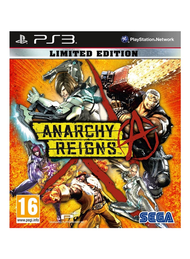 Sega Anarchy Reigns Limited Edition(Intl Version) - Action & Shooter - PlayStation 3 (PS3)