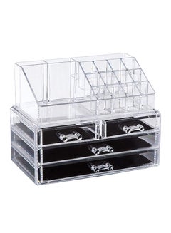 4 Drawers Acrylic Cosmetic And Jewelry Organizer