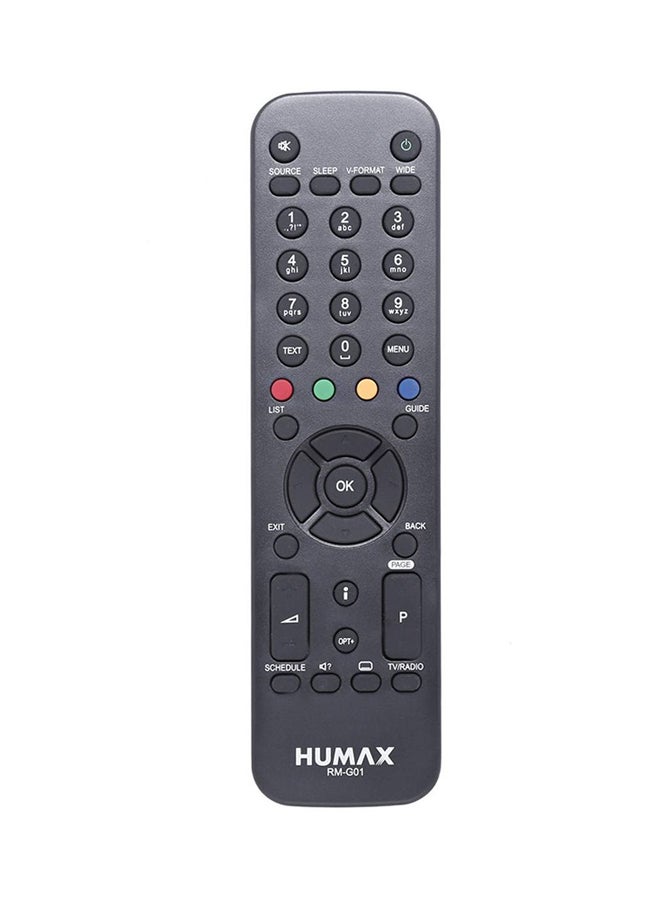 Humax Remote Control For Satellite Receiver 2724326746579 Black  - Image 1