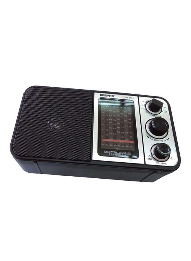 GEEPAS 8-Band Radio 2724287940429 Black/Silver 