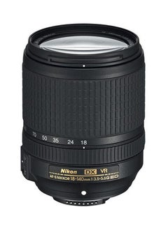 نيكون عدسة كاميرا AF-S DX ED VR ببعد بؤري 18-140مم وفتحة f/3.5-5.6G أسود  - Image 2