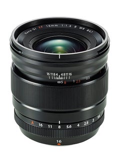 FUJIFILM XF 16mm f/1.4 R WR Camera Lens Black  - Image 1