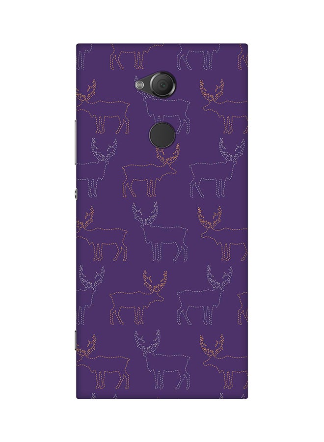 Stylizedd Protective Case Cover For Sony Xperia XA2 Ultra Purple Moose