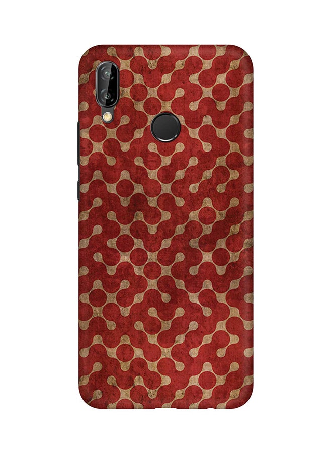 Stylizedd Protective Case Cover For Huawei Nova 3 Connect The Dots (Red)