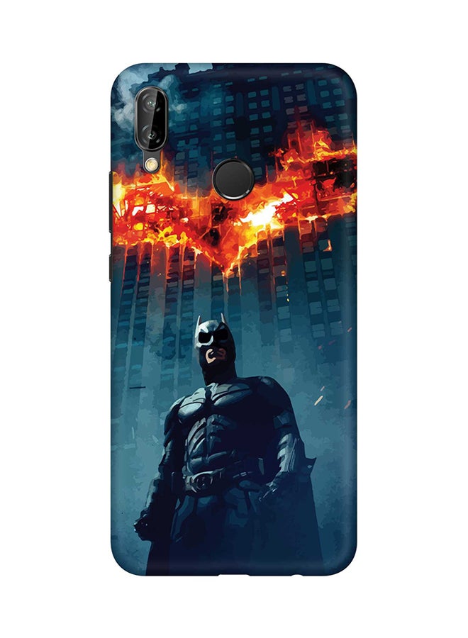 Stylizedd Protective Case Cover For Huawei Nova 3 Burning Batman