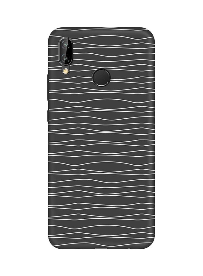 Protective Case Cover For Huawei Nova 3 Squiggly Lines