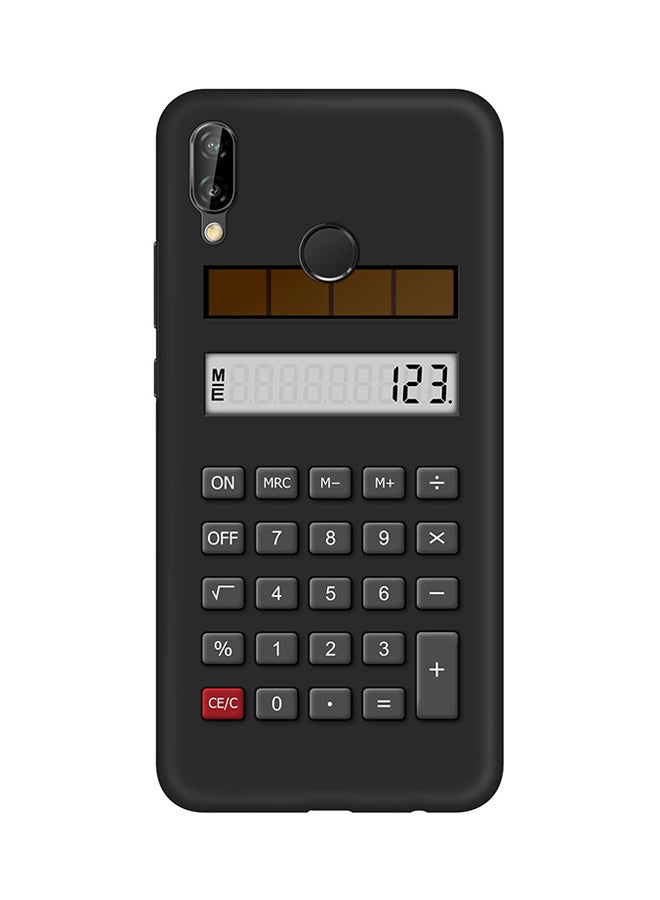 Stylizedd Protective Case Cover For Huawei Nova 3 Calc (Black) 
