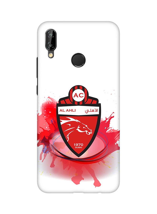 Protective Case Cover For Huawei Nova 3e/Huawei P20 Lite Splash Of Al Ahli (UAE)