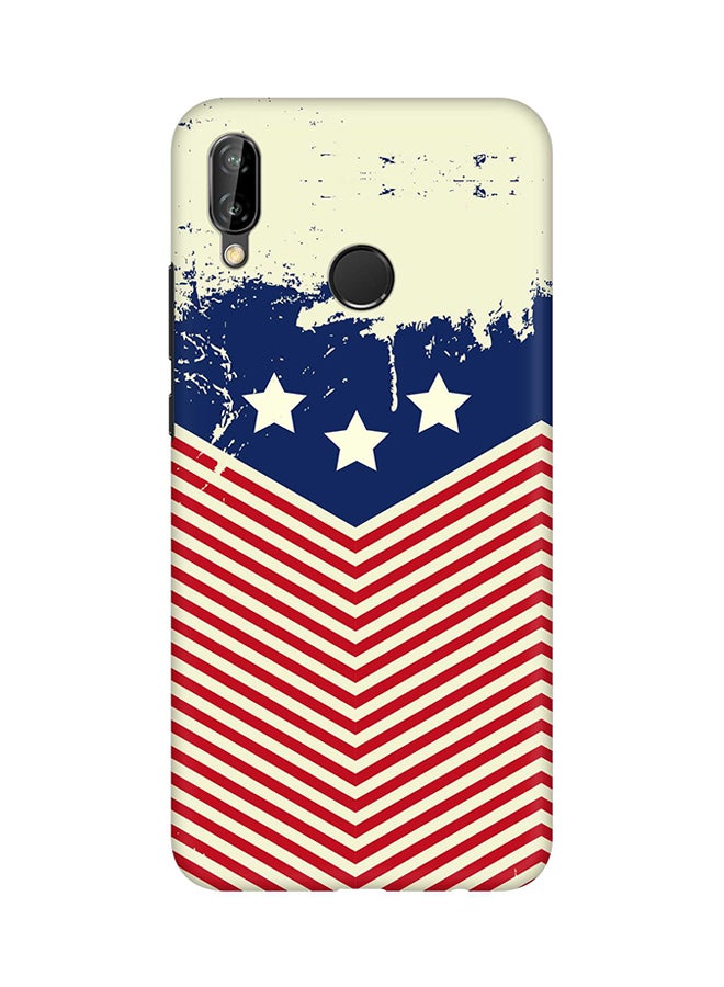 Stylizedd Protective Case Cover For Huawei Nova 3e/Huawei P20 Lite Stars And Stripes