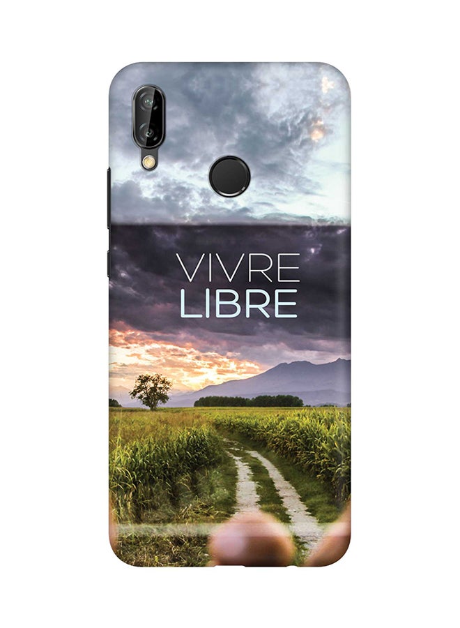 غطاء واقٍ لهاتف هواوي نوفا 3e / هواوي P20 لايت فيفر ليبر